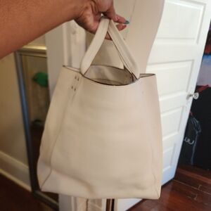 Trademark Cream Women's Bucket Handbag